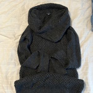 American Eagle cowl neck tunic sweater